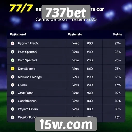Métodos de pagamento aceitos no 737bet